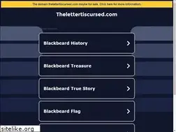 Sites similar to thelettertiscursed.com