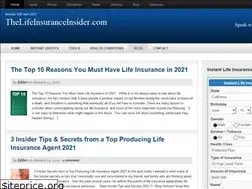 Sites similar to thelifeinsuranceinsider.com