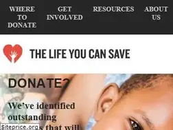 Sites similar to thelifeyoucansave.org