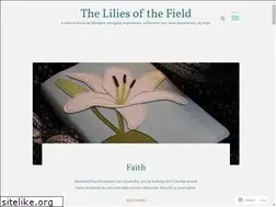 Sites similar to theliliesofthefield.com