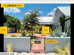 Sites similar to thelincolnmarfa.com