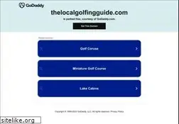 Sites similar to thelocalgolfingguide.com