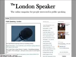 Sites similar to thelondonspeaker.com