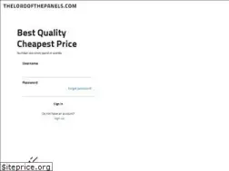 Sites similar to thelordofthepanels.com