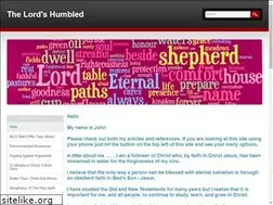 Sites similar to thelordshumbled.com