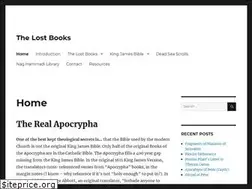 Sites similar to thelostbooks.org