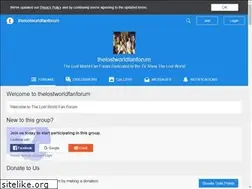 Sites similar to thelostworldfanforum.com