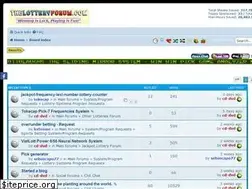Sites similar to thelotteryforum.com