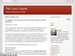 Sites similar to thelousylinguist.blogspot.com