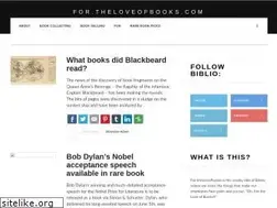 Sites similar to theloveofbooks.com