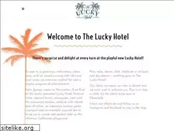 Sites similar to theluckyhotel.com.au