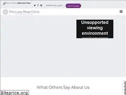 Sites similar to thelucyroseclinic.com.au