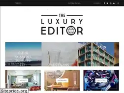 Sites similar to theluxuryeditor.com