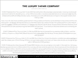 Sites similar to theluxurysafaricompany.com