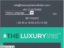 Sites similar to theluxurytrainsofindia.com