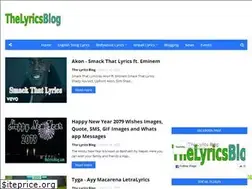 Sites similar to thelyricsblog.com