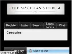 Sites similar to themagiciansforum.com