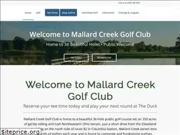 Sites similar to themallardcreek.com