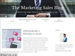 Sites similar to themarketingsalesblog.com