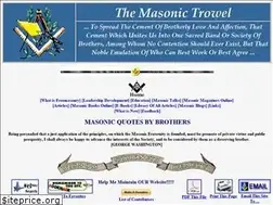 Sites similar to themasonictrowel.com