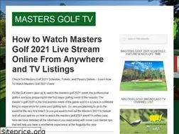 Sites similar to themastersgolftv.com