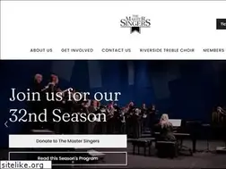 Sites similar to themastersingers.net