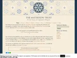 Sites similar to themathesontrust.org