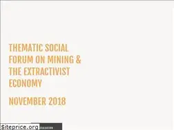 Sites similar to thematicsocialforum.org