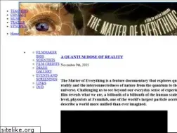 Sites similar to thematterofeverything.com
