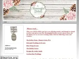 Sites similar to themeaningfuldetails.com