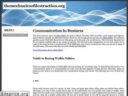 Sites similar to themechanicsofdestruction.org