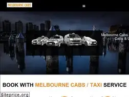 Sites similar to themelbournecabs.com.au