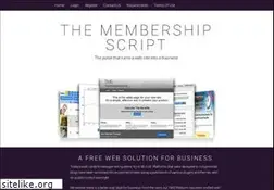 Sites similar to themembershipscript.com