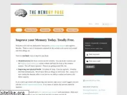Sites similar to thememorypage.net