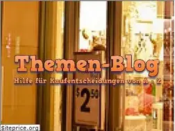 Sites similar to themen-blog.de