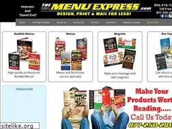 Sites similar to themenuexpress.com