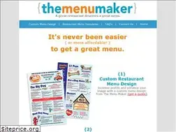 Sites similar to themenumaker.com