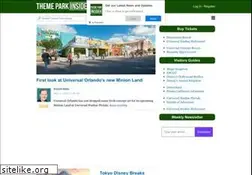 Sites similar to themeparkinsider.com
