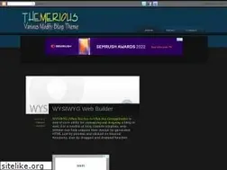 Sites similar to themerious.blogspot.com