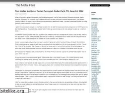 Sites similar to themetalfiles.com