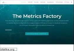 Sites similar to themetricsfactory.com