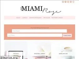 Sites similar to themiamirose.com