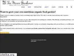 Sites similar to themicrogardener.com