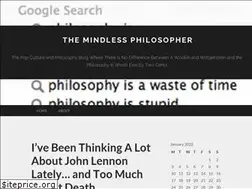 Sites similar to themindlessphilosopher.wordpress.com