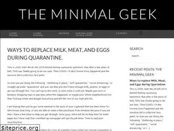 Sites similar to theminimalgeek.wordpress.com