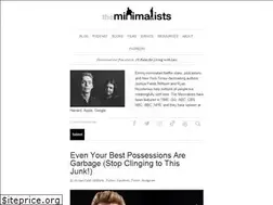 Sites similar to theminimalists.com