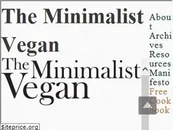 Sites similar to theminimalistvegan.com