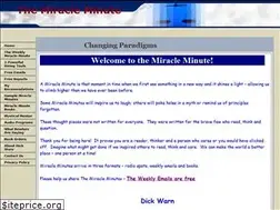 Sites similar to themiracleminute.com