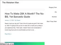Sites similar to themistakenman.com