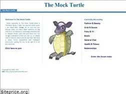 Sites similar to themockturtle.com